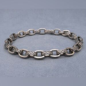 John Hardy 925 Sterling Silver Classic Chain 7mm Link Bracelet